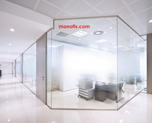 glass partition prices man office